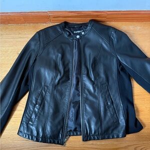 Express Black Leather Jacket